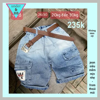 Quần jean bé trai cá tính ( QC 68 - 20kg đến 30kg ) 