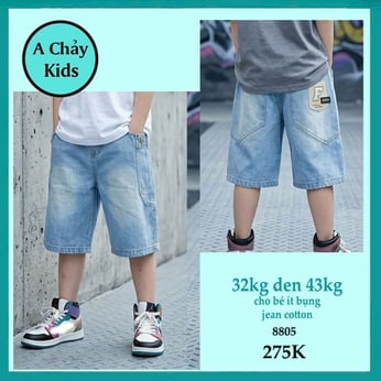 Quần jean bé trai cao cấp ( QC 8805 - 32kg đến 43kg )