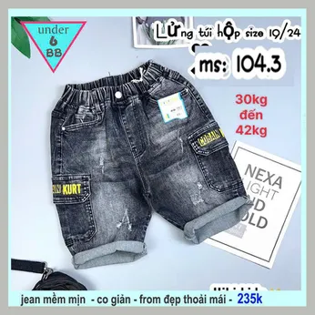 Quần jean bé trai ( 30kg đến 42kg )( HB:104.3)