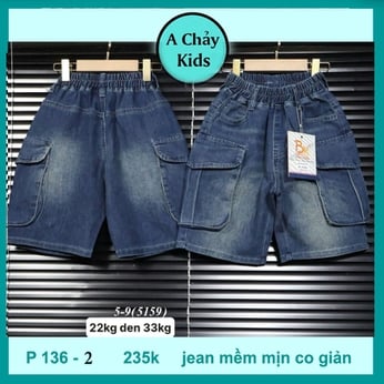 Quần jean bé trai ( P136.3 - 22kg đến 33kg ) 