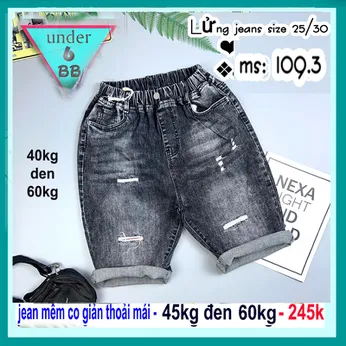 Quần jean bé trai ( 45kg đến 60kg ) ( HB : ms 109.3 )