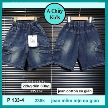 Quần jean bé trai ( P133-4 - 22kg đến 33kg )