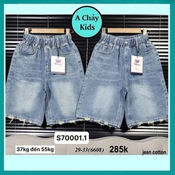 Quần jean bé trai ( S70001.1 - 37kg đến 55kg )