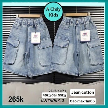Quần jean bé trai  ( S70003-2 - 40kg đến 55kg )