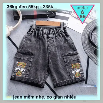 Quần jean bé trai túi hộp ( 36kg đến 55kg )