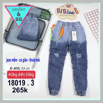 Quần jean dài bé trai (28kg đến 40kg )(D18019-3)