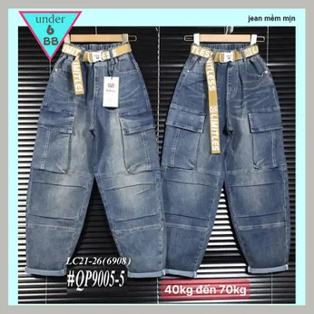 Quần jean dài bé trai cá tính ( QP9005.5 - 40kg đến 70kg )