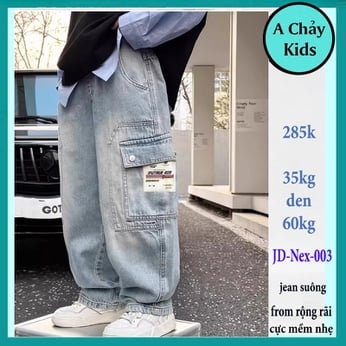 Quần jean dài bé trai (35kg đến 60kg - JD-Nex-003 )