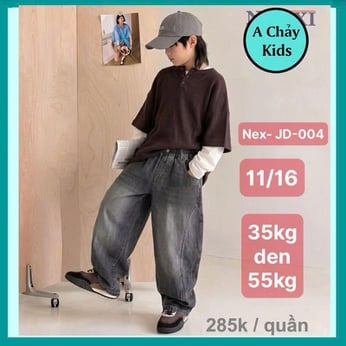 Quần jean dài bé trai ( Nex-D-004 - 36kg đến 55kg )