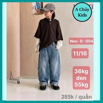 Quần jean dài bé trai ( Nex-D-004 - 36kg đến 55kg )