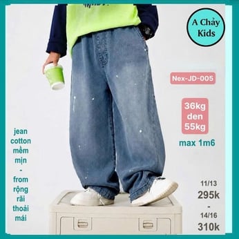 Quần jean dài bé trai ( Nex-JD-005 - 36kg đến 55kg )