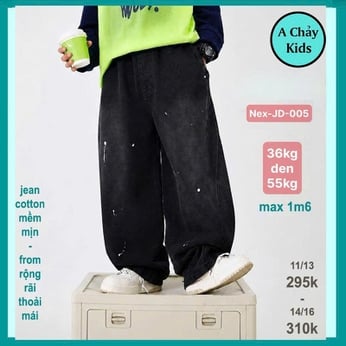 Quần jean dài bé trai ( Nex-JD-005 - 36kg đến 55kg )