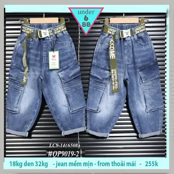 Quần jean dài bé trai (QP 9019 - 2 - 18kg đến 32kg )