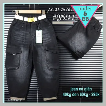 Quần jean dài bé trai ( 40kg đến 60kg) (QP954-2)
