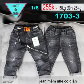 Quần jean dài bé trai (15kg đến 25kg ) (D1703-3)