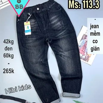 Quần jean dài bé trai (Mã :113.3)(42kg đến 60kg )