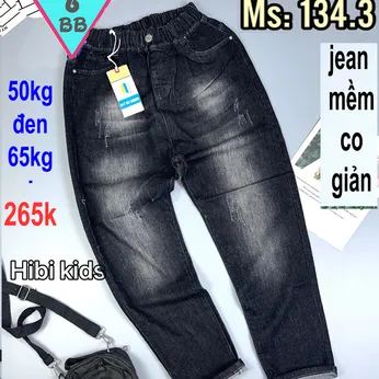 Quần jean dài bé trai (Mã :134.3)(50kg đến 65kg )