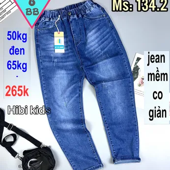 Quần jean dài bé trai (Mã :134.2)(50kg đến 65kg )