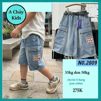 Quần jean bé trai cao cấp (mã 2820 - 35kg đến 50kg )