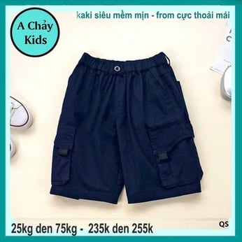 Quần kaki bé trai màu trơn đơn giản ( 45kg đến 75kg )