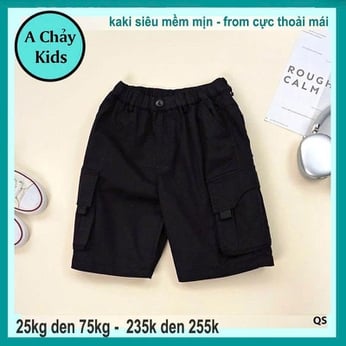 Quần kaki bé trai màu trơn đơn giản ( 45kg đến 75kg )