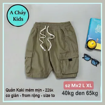 Quần kaki bé trai túi hộp ( 40kg đến 65kg )