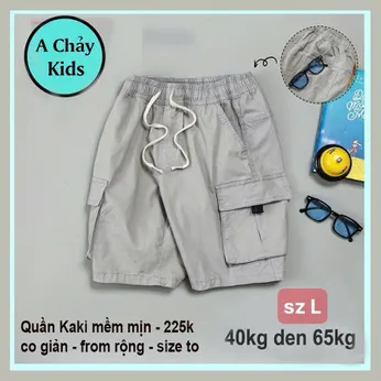Quần kaki bé trai túi hộp ( 40kg đến 65kg )