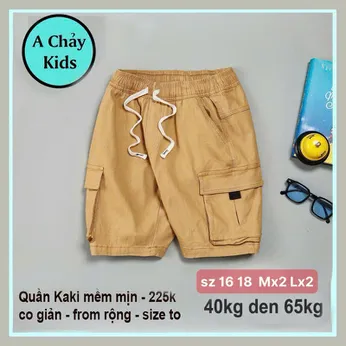 Quần kaki bé trai túi hộp ( 35kg đến 65kg )
