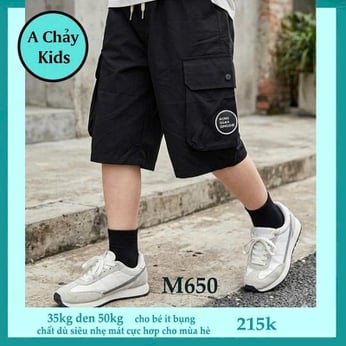 Quần kaki bé trai ( Chất Dù - M650 - 35kg đến 50kg )