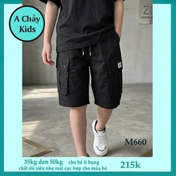 Quần kaki bé trai ( Chất Dù - M660 - 35kg đến 50kg )
