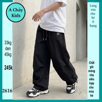 Quần kaki dài bé trai ( chất gió - QC2616-33kg đến 45kg )