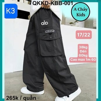 Quần kaki dài cho bé trai ( QKK - KBB - 001 - 38kg đến 60kg )