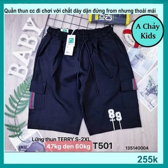 Quần thun bé trai ( T501 - 47kg đến 60kg )