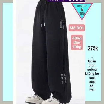 Quần thun dài bé trai ( Mã : D01 - 40kg đến 70kg )