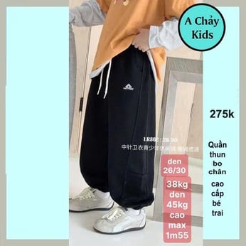 Quần thun dài bé trai ( QC-862-38kg đến 45kg cao max 1m55)