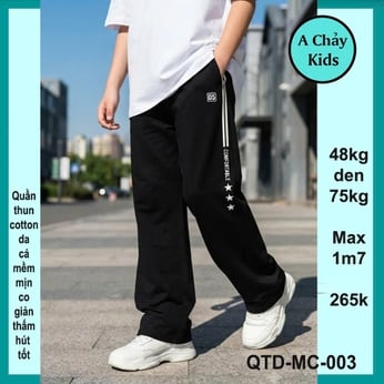 Quần thun dài bé trai ( QTD-MC-003 - 42kg đến 65kg )