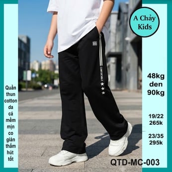 Quần thun dài bé trai ( QTD-MC-003 - 42kg đến 65kg )