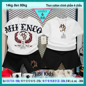 Set đồ bộ bé trai tay ngắn in chữ mang phong cách thời trang cá tính siêu ngầu cho bé đi chơi , đi học