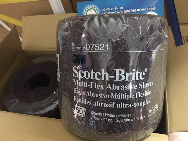 nhám xốp bùi nhùi màu đen cao cấp 3M 07521