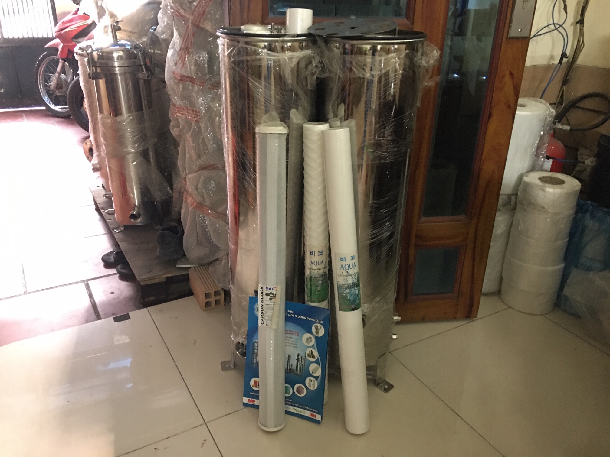 phân phối giá sỉ Bình lọc công nghiệp 7 lõi 30 inch Trung Quốc