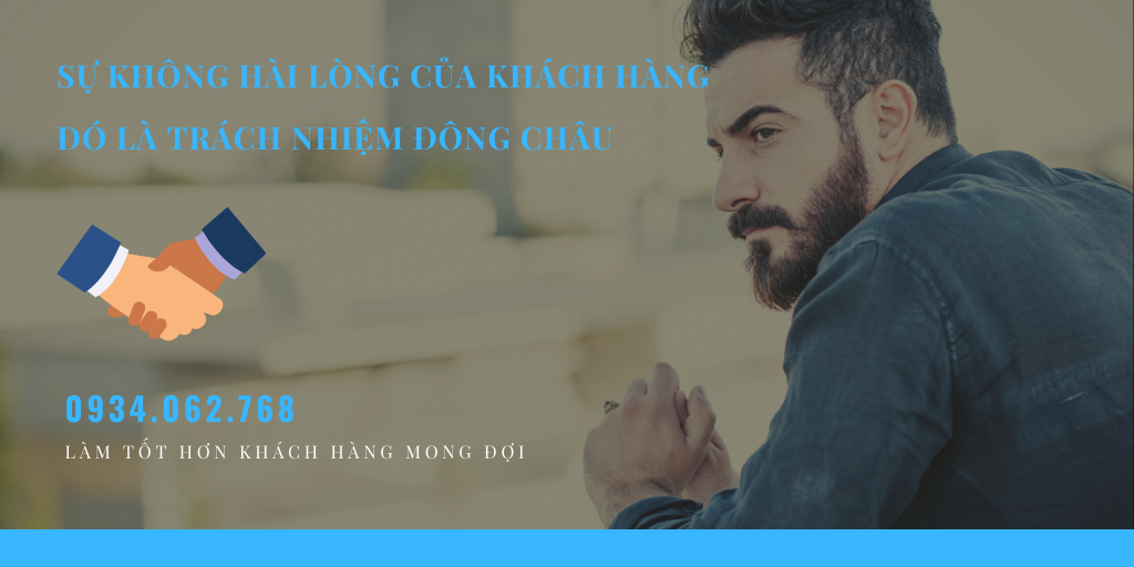banner nói về sự không hài lòng của khách hàng
