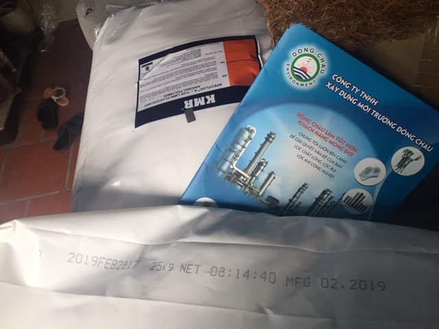 thông tin xuất xứ A1120 KMR Polymer Anion Trợ Lắng Keo Tụ Xử Lý Nước