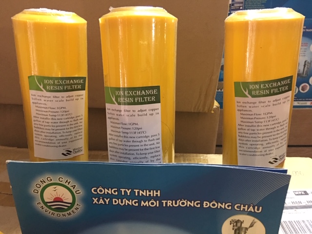 thông tin xuất xứ Lõi Lọc Hạt Nhựa Làm Mềm Nước 10 Inch Cation
