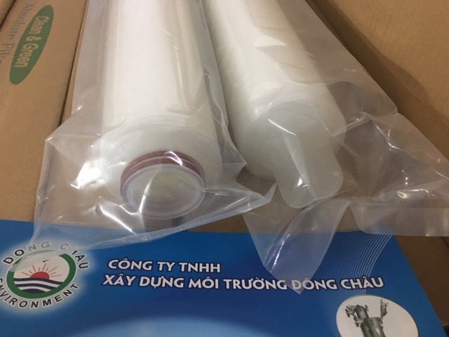 cận cảnh Oring 222 Đầu Nhọn Lõi lọc giấy xếp MP - 5 Micron - 20 Inch