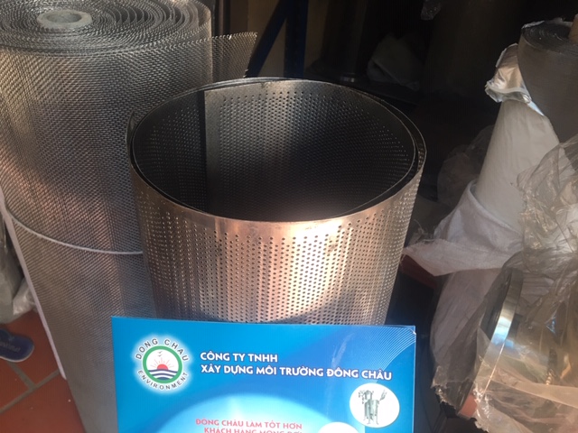 cấu tạo chi tiết Tấm inox dày 1mm đục lỗ 2mm theo yêu cầu