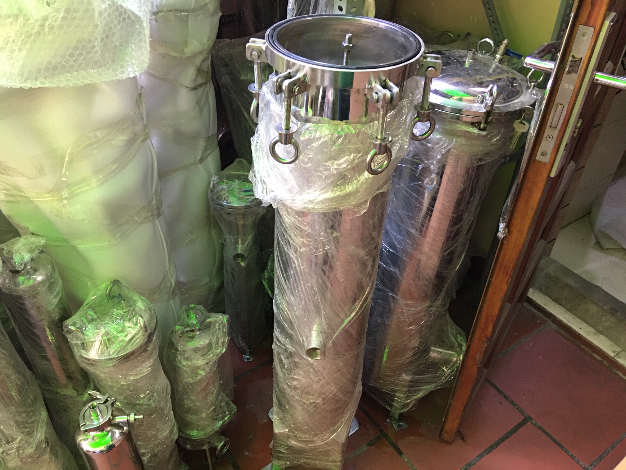 phân phối giá sỉ Bình inox 304 lọc thô chứa 5 lõi 30 inch