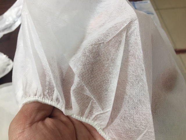 chi tiết chất liệu vải không dệt Bộ Quần Áo Trùm Đầu Coveral Vải Không Dệt VN