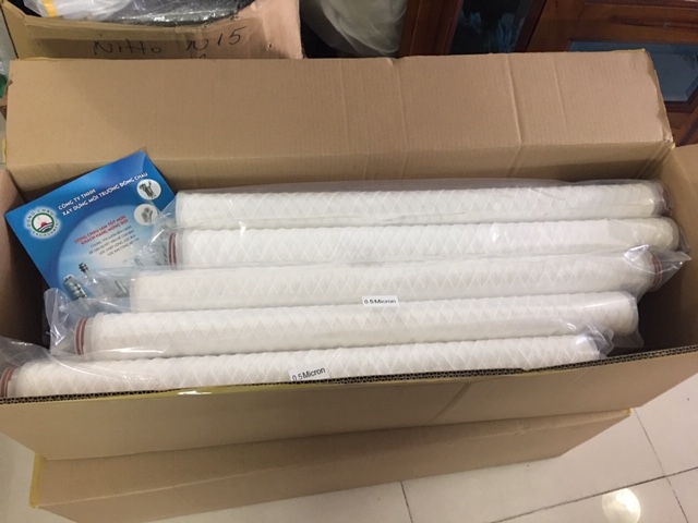 lõi lọc sợi quấn 30 inch 0.5 micron oring 222