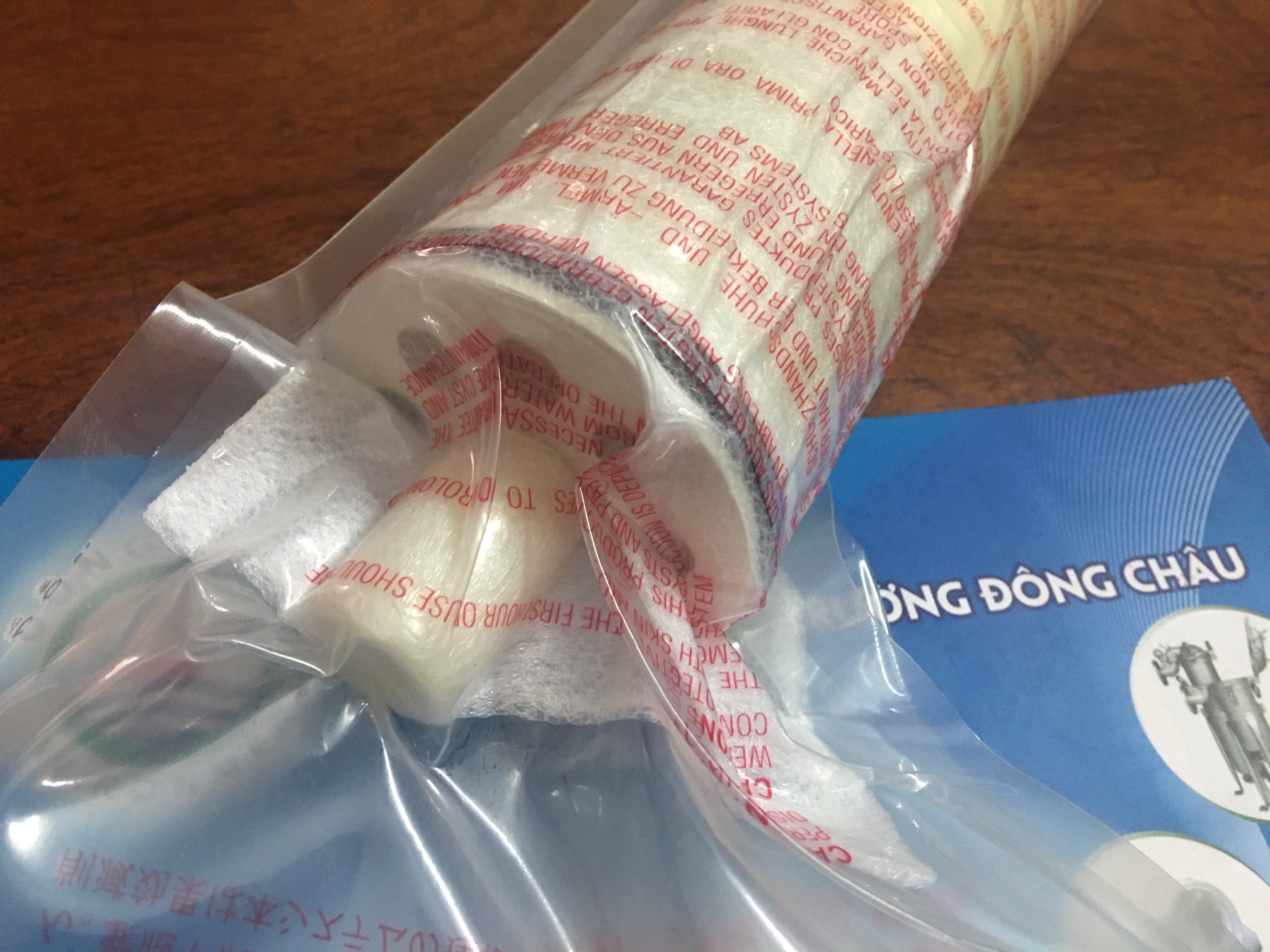 đầu nước vào Màng lọc nước biển RO Dow SW30-2540