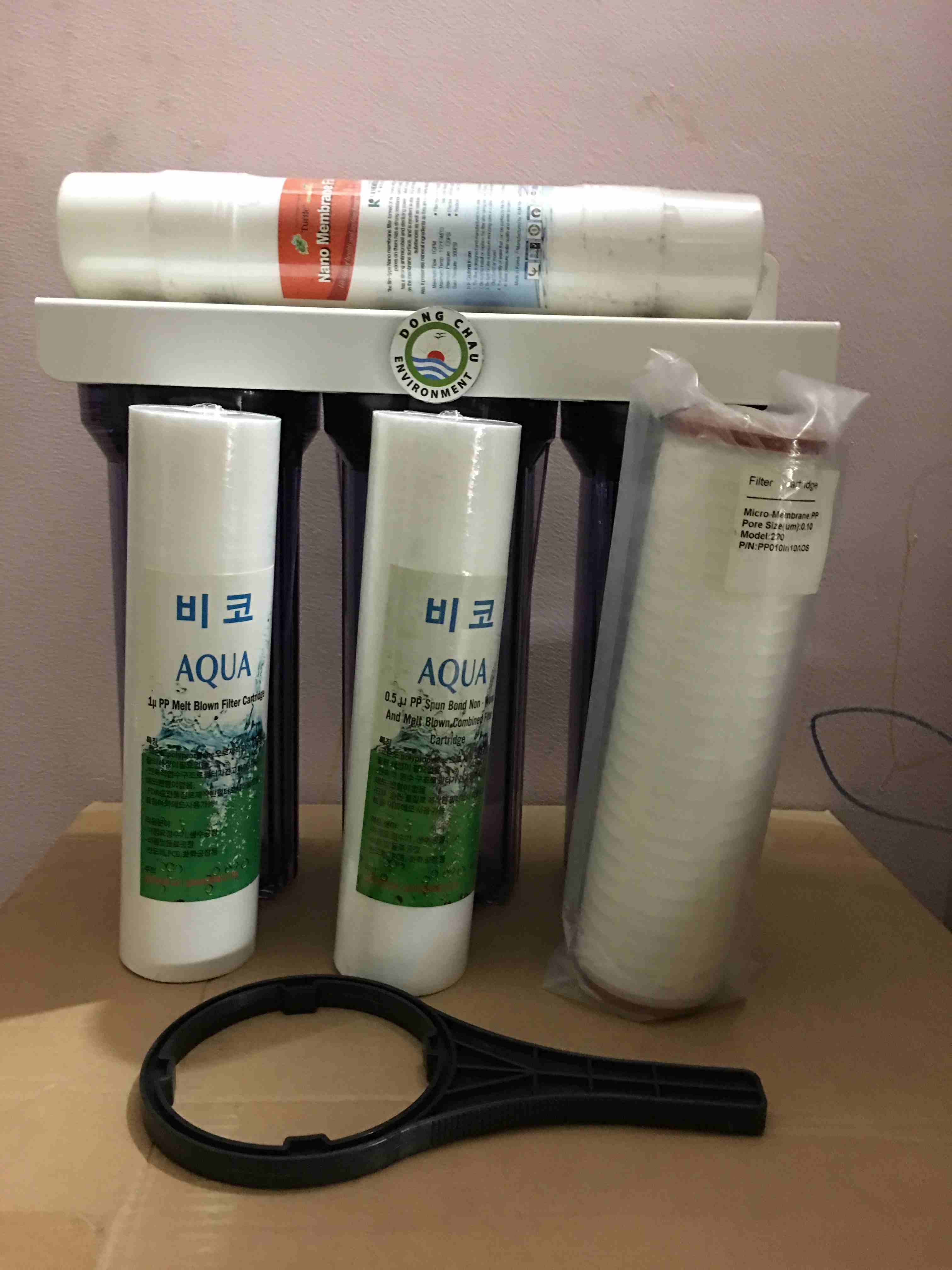 liên hệ đông châu phân phối Bộ 3 cốc trong lọc nước gia đình